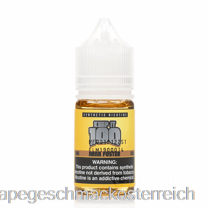 Nana Foster Salts – 100 – 30 Ml, 50 Mg Vape-Geschmack